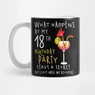 18Th Birthday - What Happens 18Th Birthday Mug